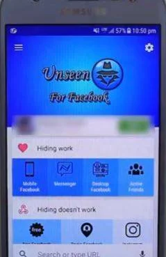 supprimer la mention vu de messenger avec FB unseen android