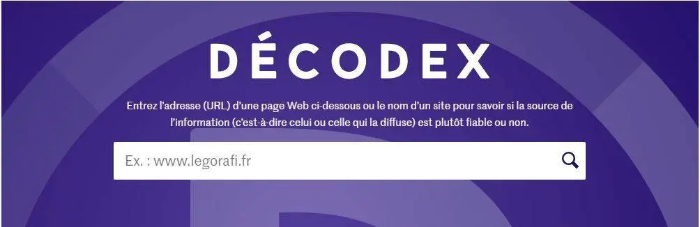 fiabilité de site web - decodex - site fiable
