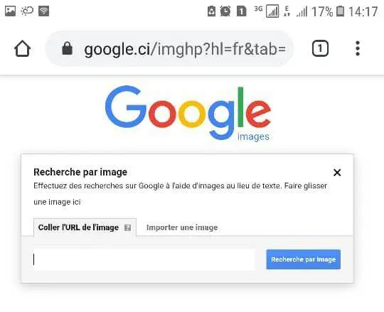 recherche par image google