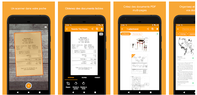 Genius Scan - meilleurs applications mobile pour scanner des documents