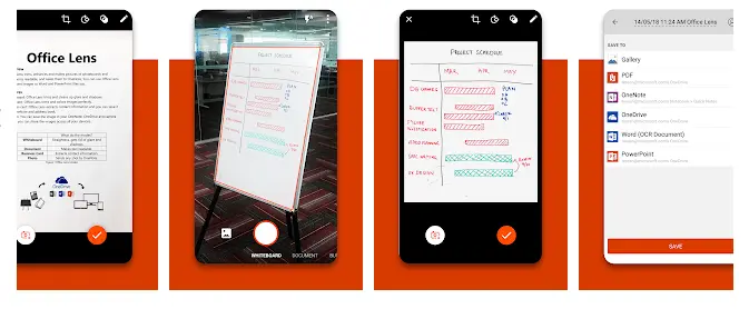 application pour scanner des documents - Microsoft Office Lens