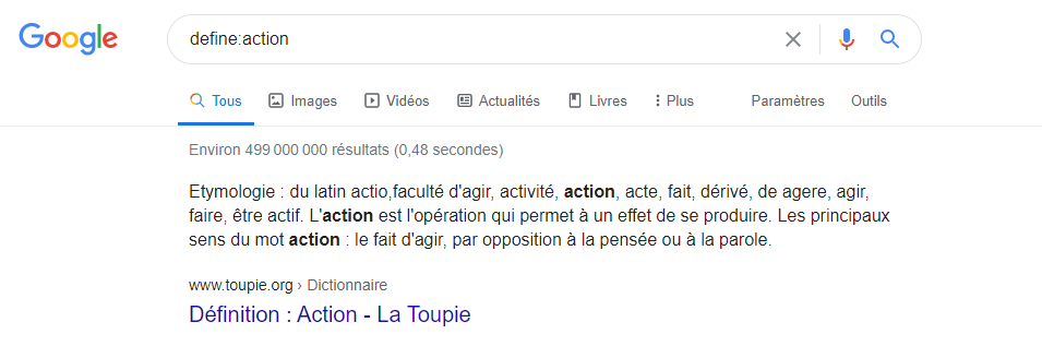 operateur google 