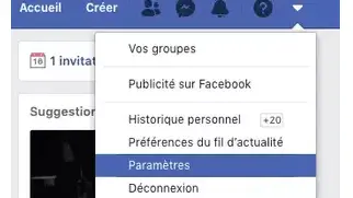 paramètres facebook