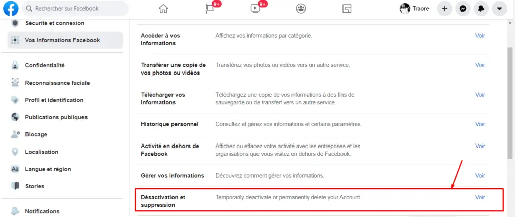 comment supprimer un compte facebook sur téléphone