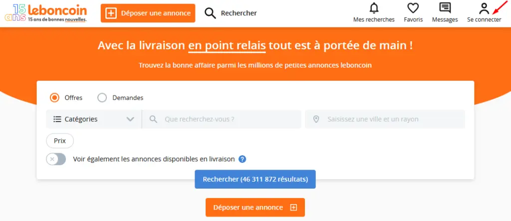 créer un compte sur leboncoin