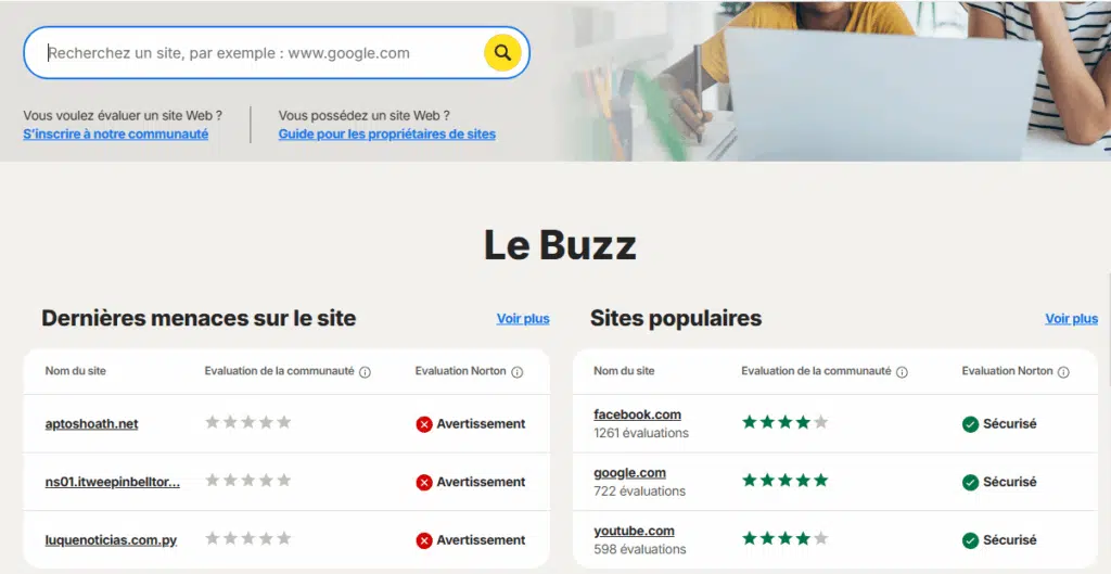 verificateur url norton